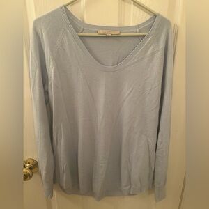 LOFT Women's Soft Blue Long Sleeve Sweater
